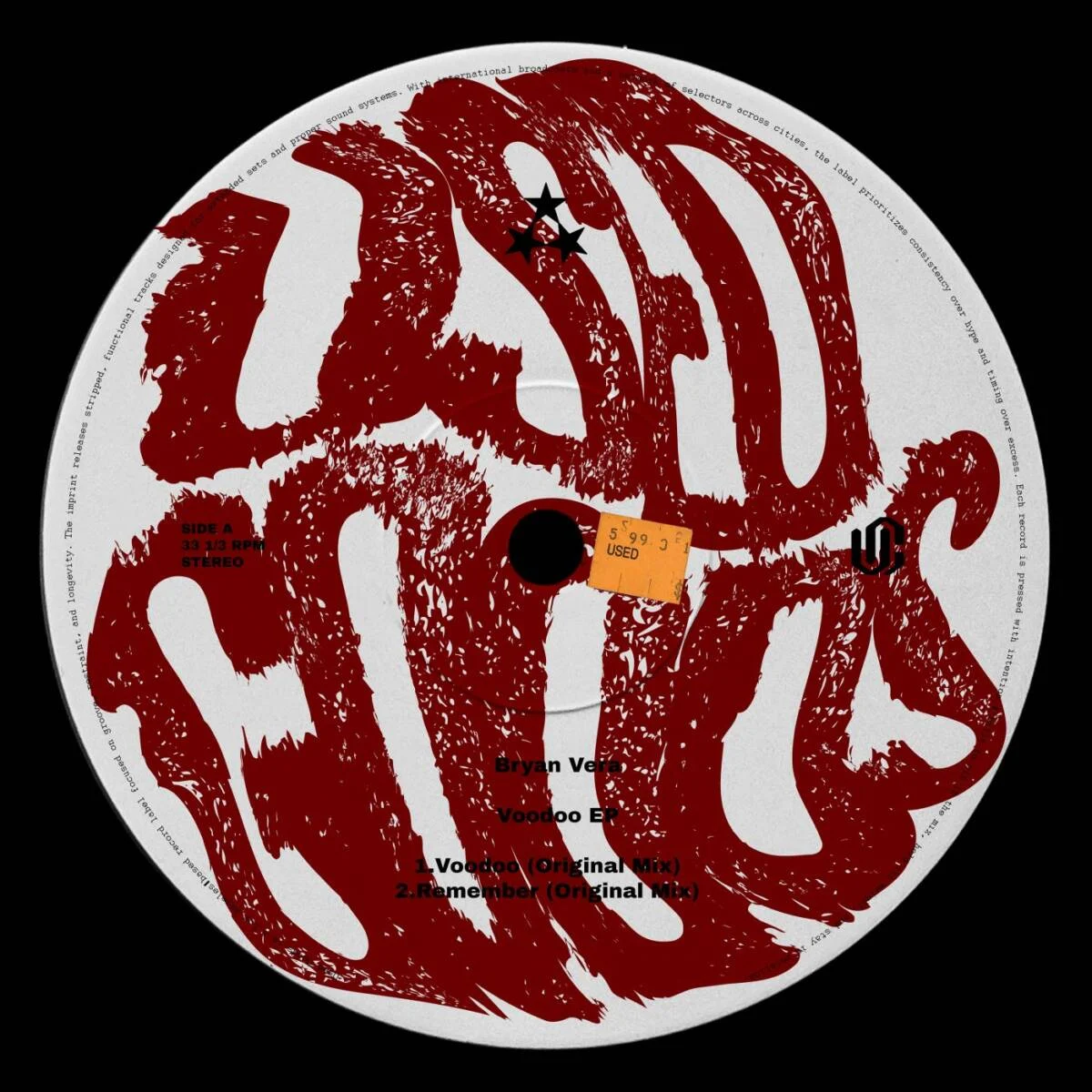Bryan Vera – Voodoo on Used Goods Records