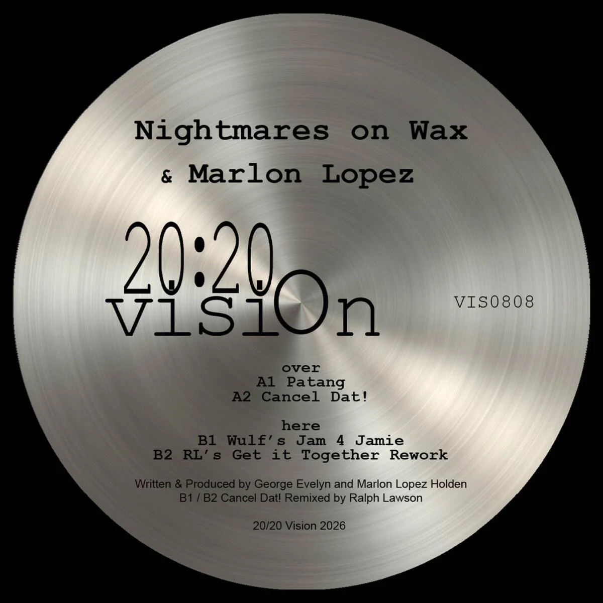 Cover Image: Nightmares On Wax, Marlon Lopez - Patang on 20/20 Vision Recordings