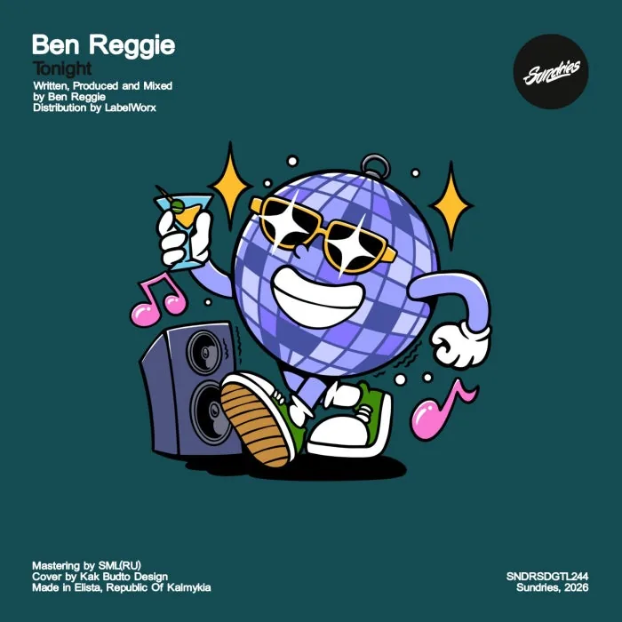 Ben Reggie – Tonight on Sundries Digital cover art