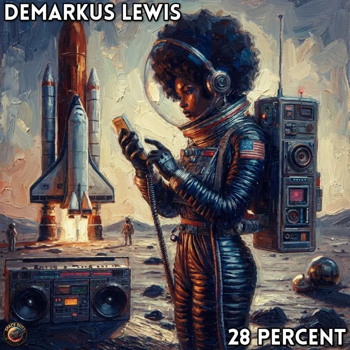 Demarkus Lewis – 28 Percent on Space Dust cover art