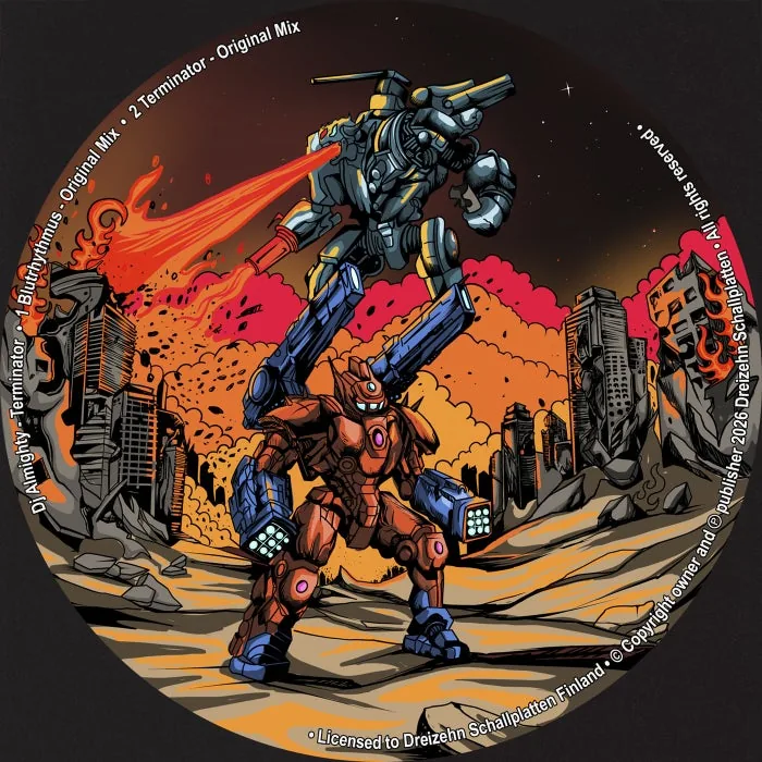 Dj Almighty - Terminator cover art