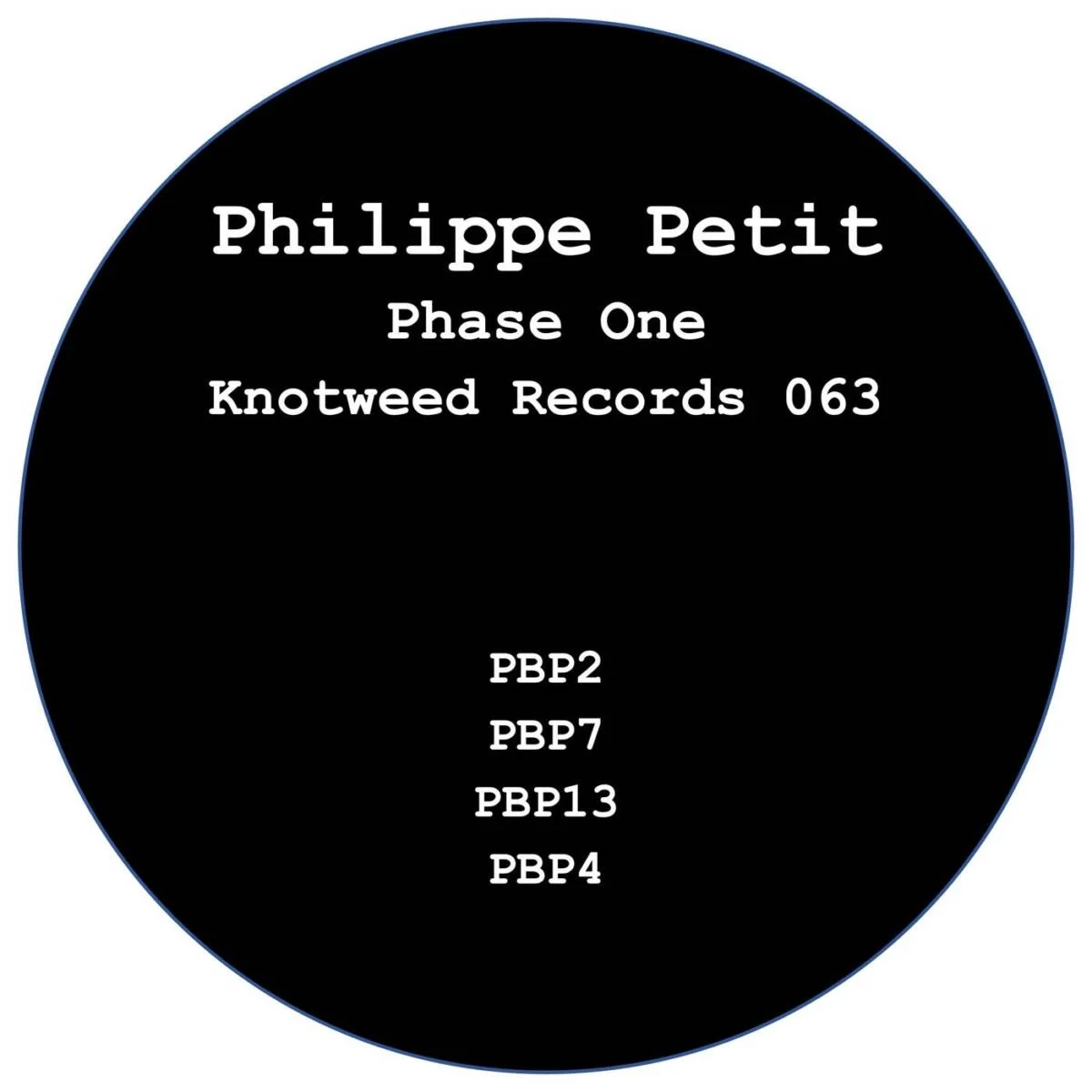 Cover Image: Philippe Petit - Phase One on Knotweed Records