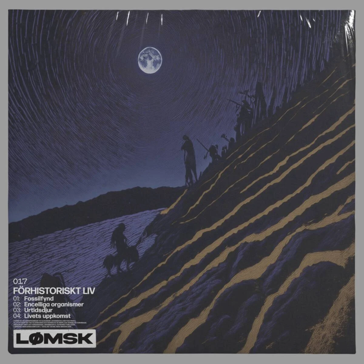 Cover Image: Mattias Fridell, Alexander Johansson - Forhistoriskt Liv EP on Lømsk