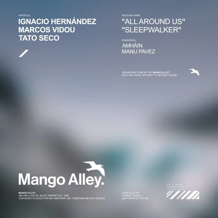 Ignacio Hernández, Marcos Vidou, Tato Seco – All Around Us / Sleepwalker on Mango Alley cover art