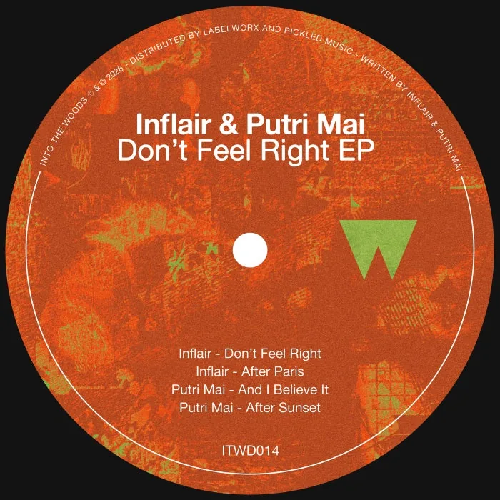 Inflair, Putri Mai - Don't Feel Right EP cover art