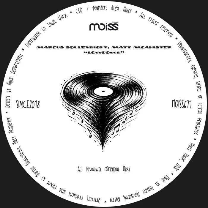 Marcus Soulbynight, Matt MCanister – Lowdown on Moiss Music cover art