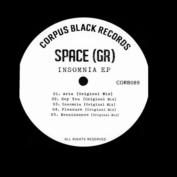 Space (GR) – Insomnia EP on Corpus Black cover art