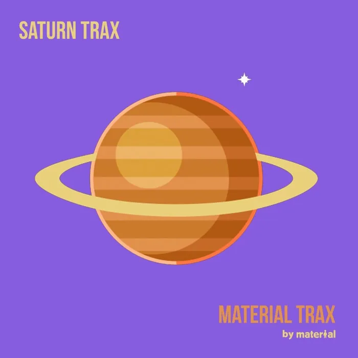 VA – Saturn Trax on Material Trax cover art