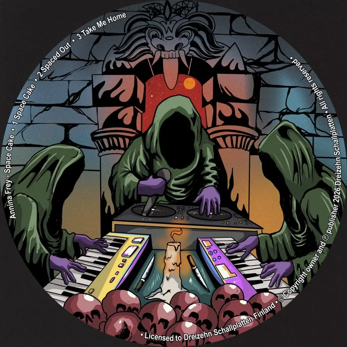 Annina Frey – Space Cake on Dreizehn Schallplatten cover art