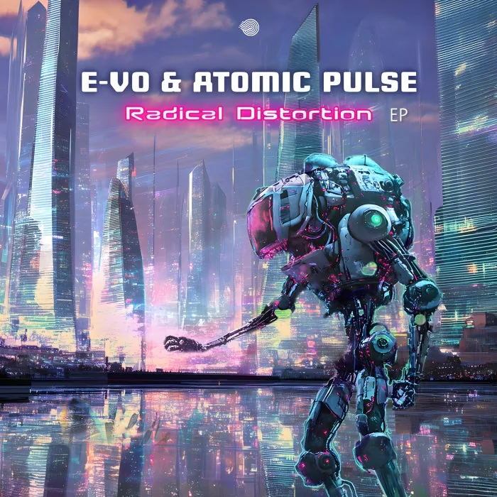 Atomic Pulse, E-VO (Psy) – Radical Distortion on Iboga Records cover art