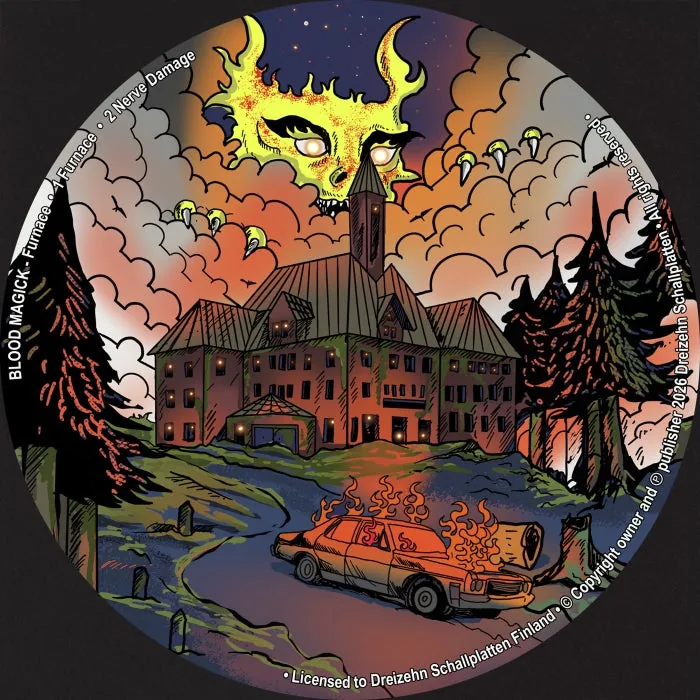 BLOOD MAGICK – Furnace on Dreizehn Schallplatten cover art