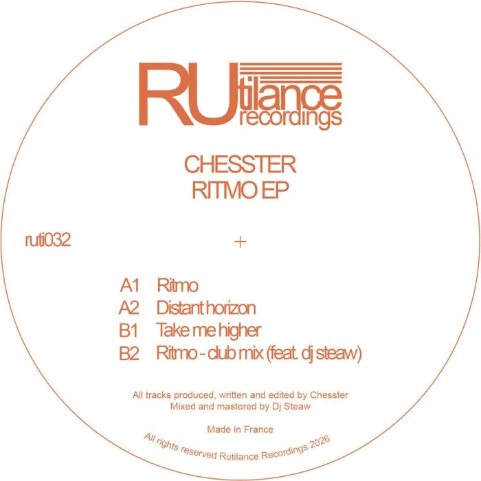 Chesster, DJ Steaw – Ritmo EP on Rutilance Recordings cover art