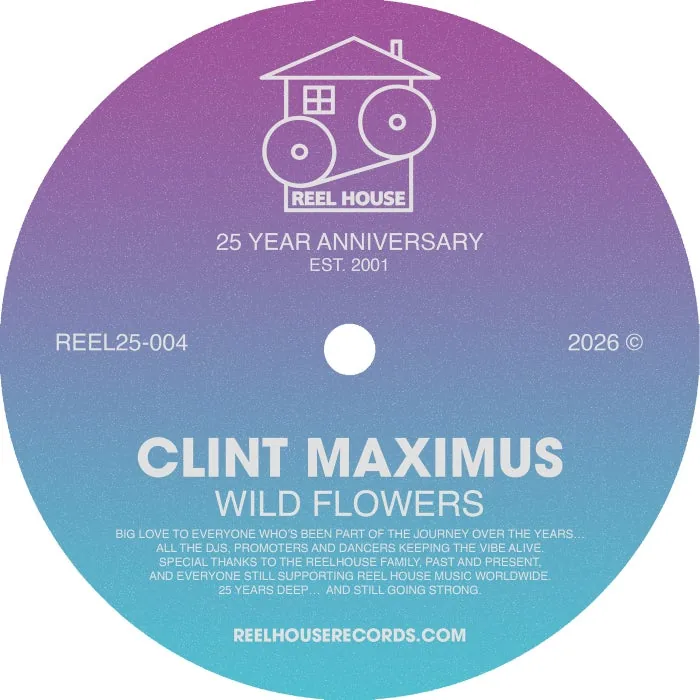 Clint Maximus – Wild Flowers on Reelhouse Records cover art
