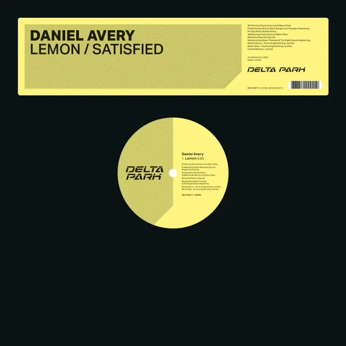 Daniel Avery - Lemon Satisfied cover art