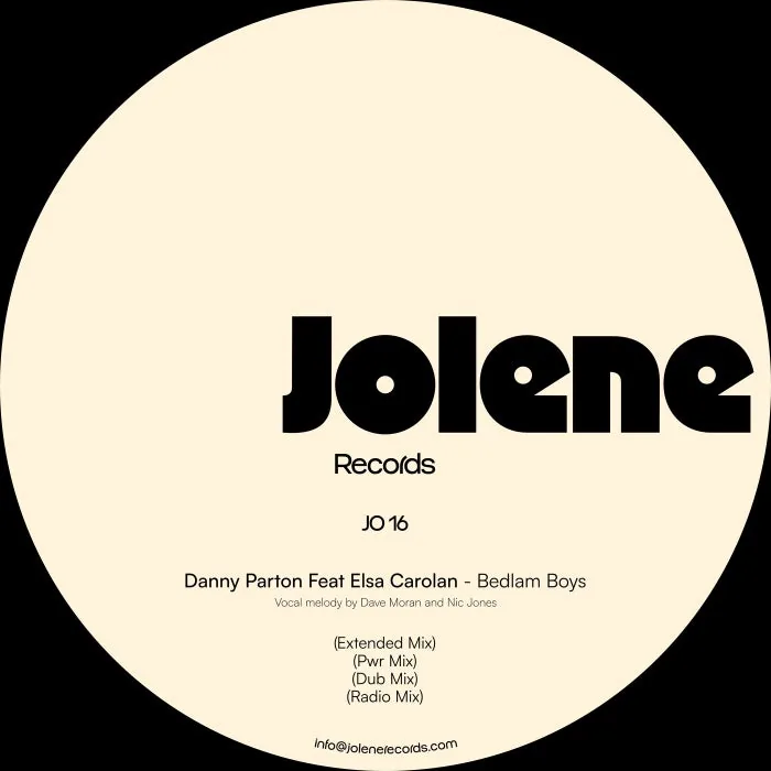 Danny Parton, Elsa Carolan – Bedlam Boys on Jolene Records cover art