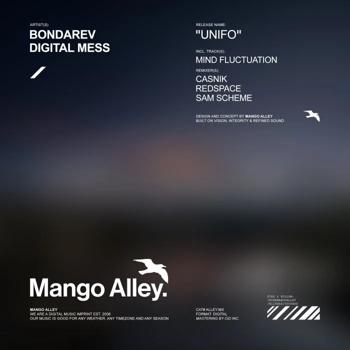 Digital Mess, Bondarev – Unifo / Mind Fluctuation on Mango Alley cover art
