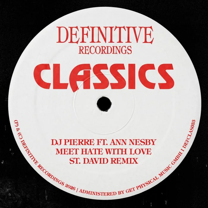 DJ Pierre, Ann Nesby - Meet Hate With Love (St. David Remix) cover art