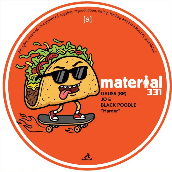 Gauss (BR), JO E, Black Poodle - Harder cover art