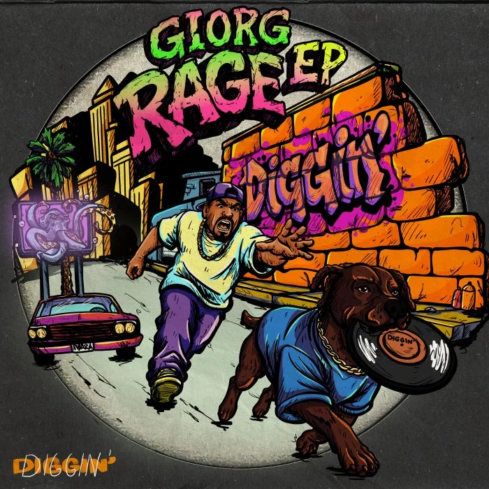 GIORG – Rage on Diggin’ Records cover art