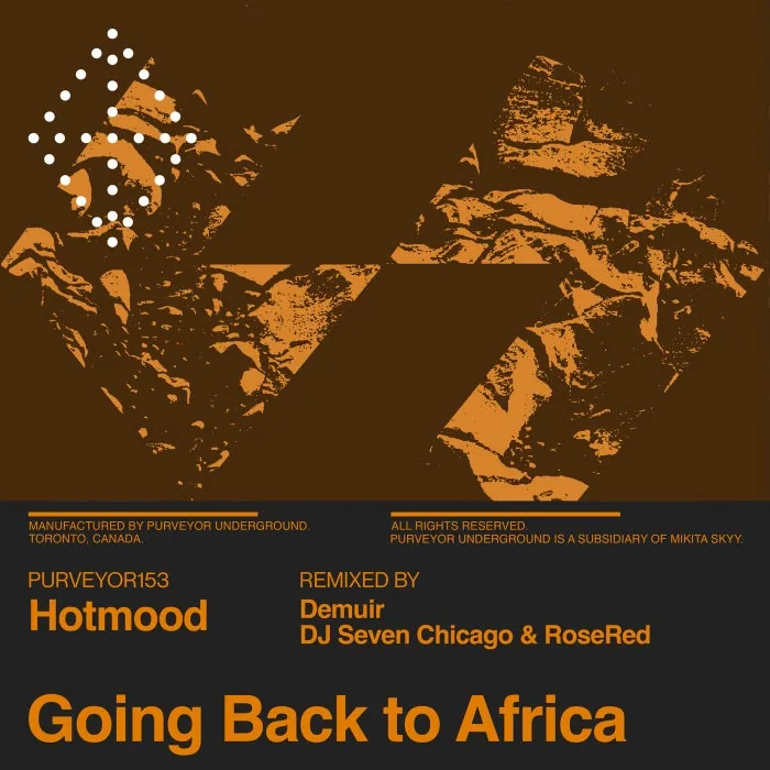 Hotmood – Going Back to Africa on Purveyor Underground cover art