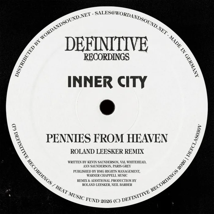 Inner City, Kevin Saunderson - Pennies From Heaven (Roland Leesker Remix) cover art