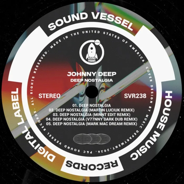 Johnny Deep – Deep Nostalgia on Sound Vessel Records cover art