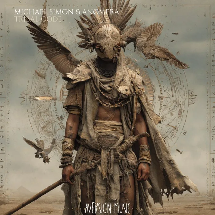 Michael Simon, ANØMERA – Tribal Code on Aversion Music cover art