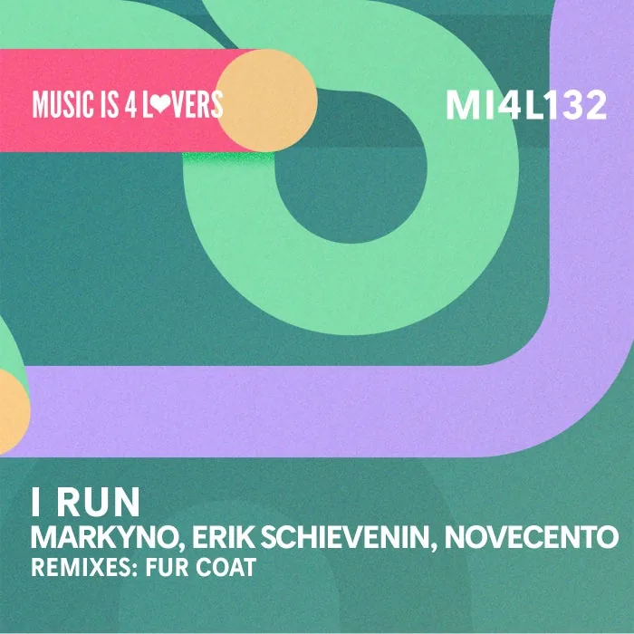 Novecento, Erik Schievenin, markyno – I Run on Music is 4 Lovers cover art