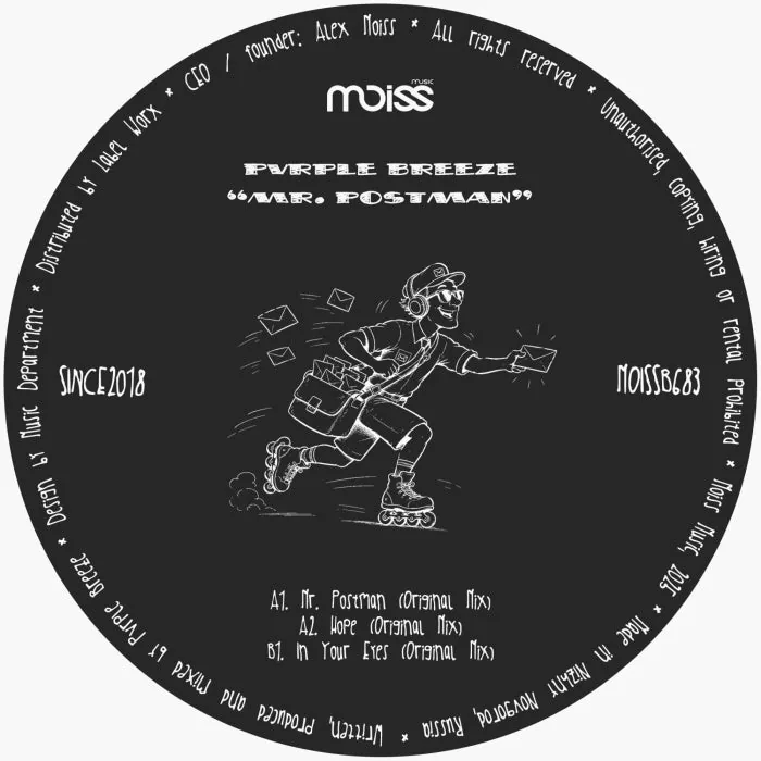 Pvrple Breeze - Mr. Postman cover art