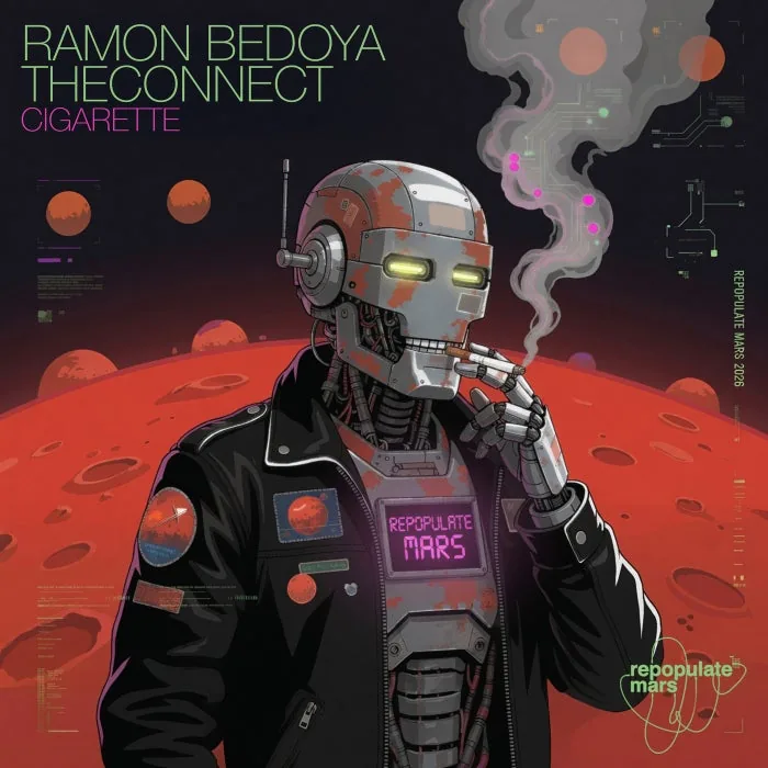 Ramon Bedoya, TheConnect – Cigarette on Repopulate Mars cover art