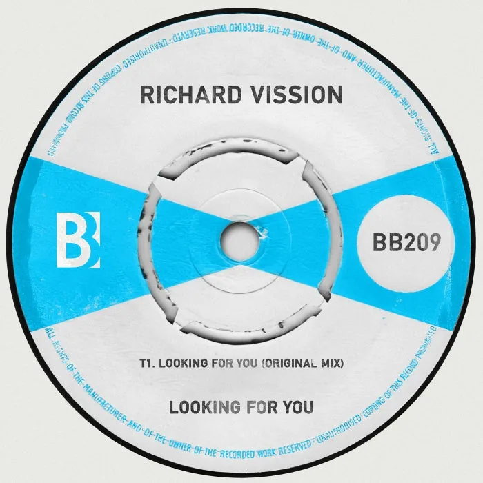 Richard Vission – Looking For You on Brobot Records cover art