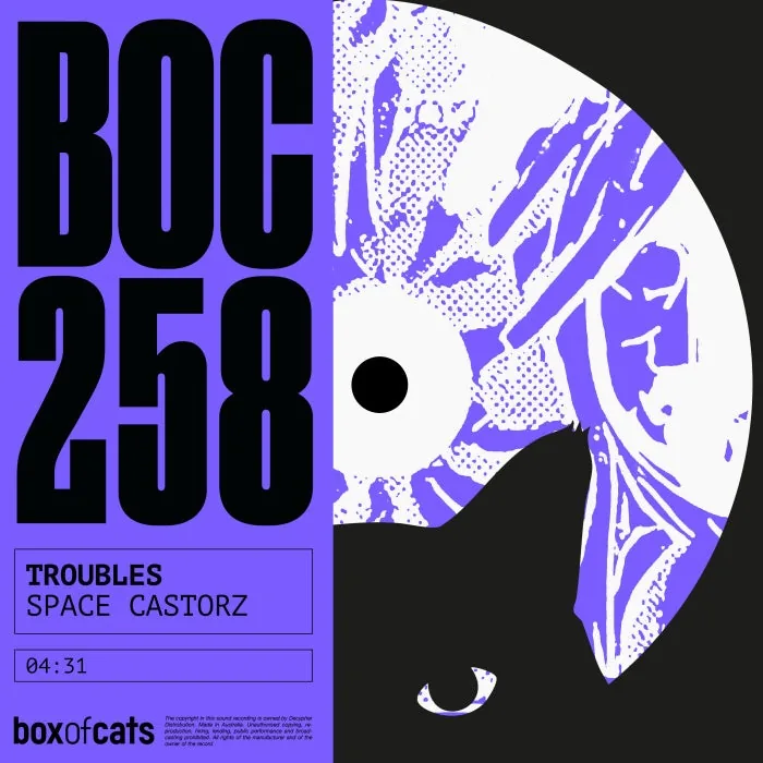 Space Castorz - Troubles cover art