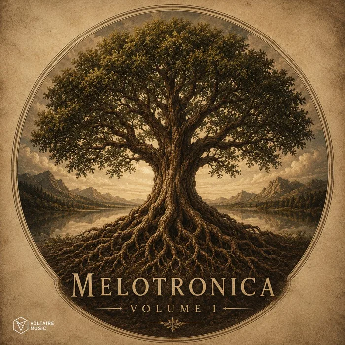 VA – Melotronica Vol. 1 on Voltaire Music cover art