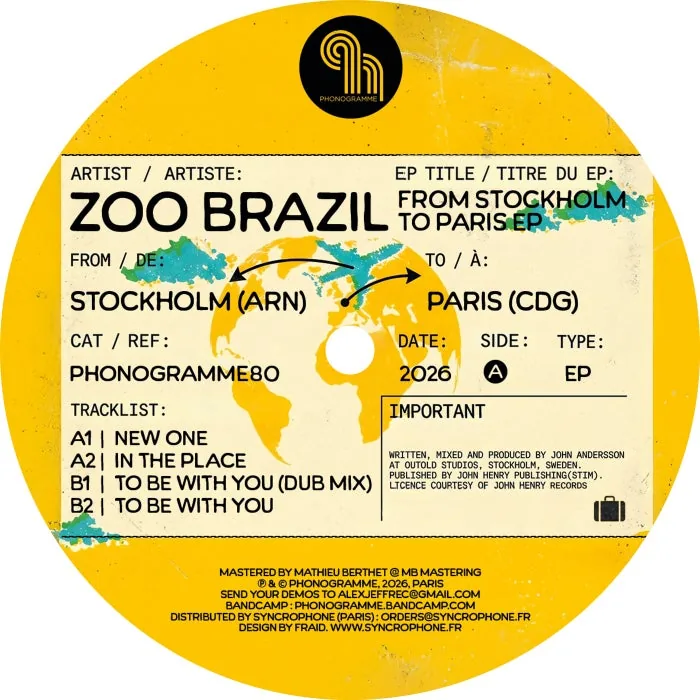 Zoo Brazil - From Stockholm To Paris EP cover art