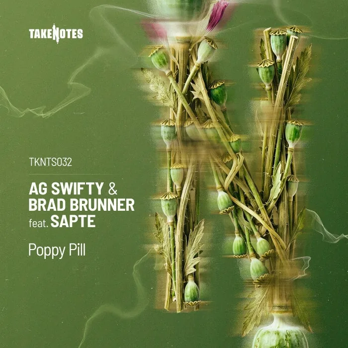 Brad Brunner, AG Swifty, Sapte - Poppy Pill cover art
