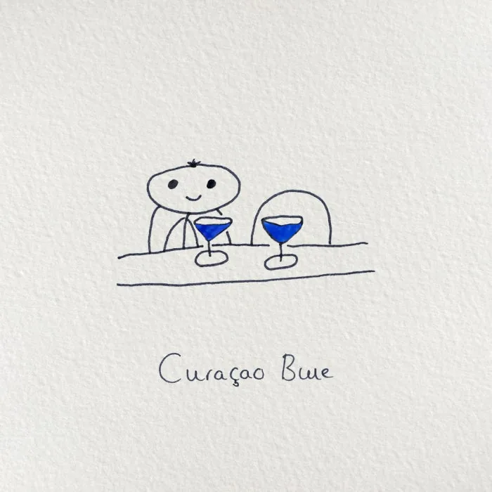 Drinks On Me - Curaçao Blue cover art