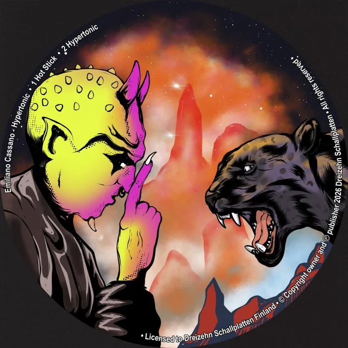 Emiliano Cassano – Hypertonic on Dreizehn Schallplatten cover art