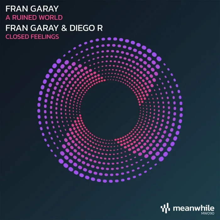 Fran Garay, Diego R – A Ruined World / Closed Feelings on Meanwhile cover art