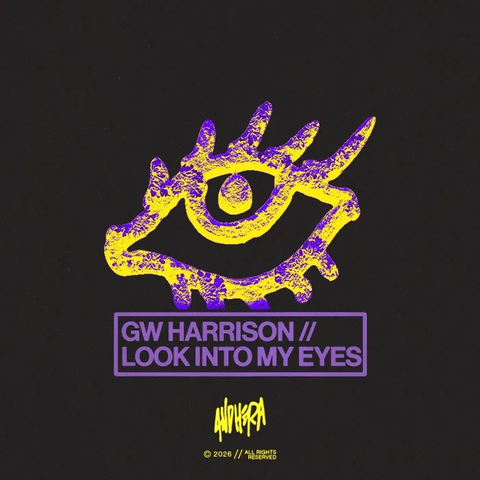 GW Harrison – Look Into My Eyes on Andhera Records cover art