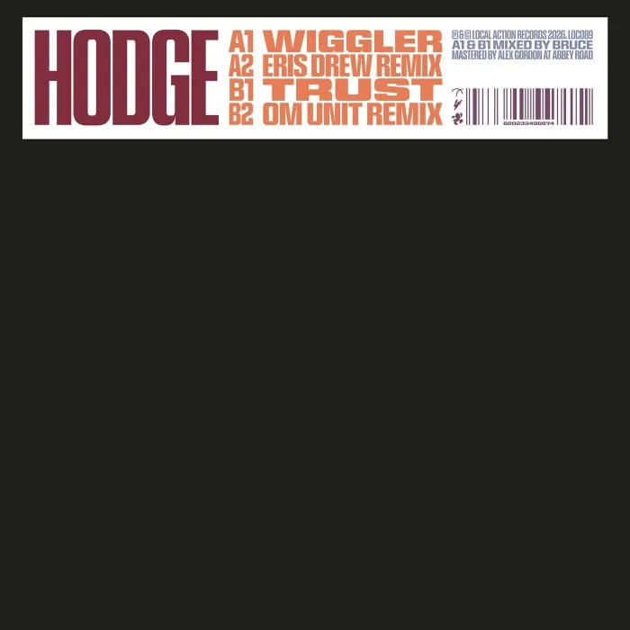 Hodge – Trust / Wiggler (Om Unit & Eris Drew Remixes) on Local Action cover art