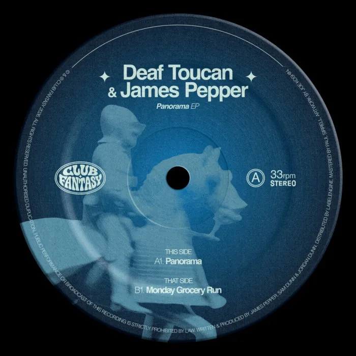 James Pepper, Deaf Toucan - Panorama EP cover art
