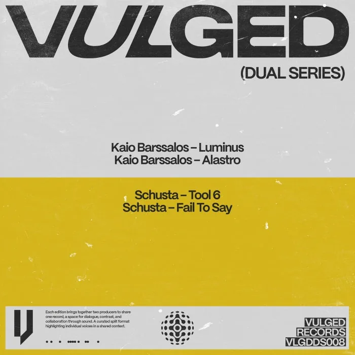 Kaio Barssalos, Schusta - Vulged Records Dual Series 008 cover art