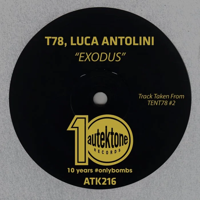 Luca Antolini, T78 – Exodus on Autektone Records cover art