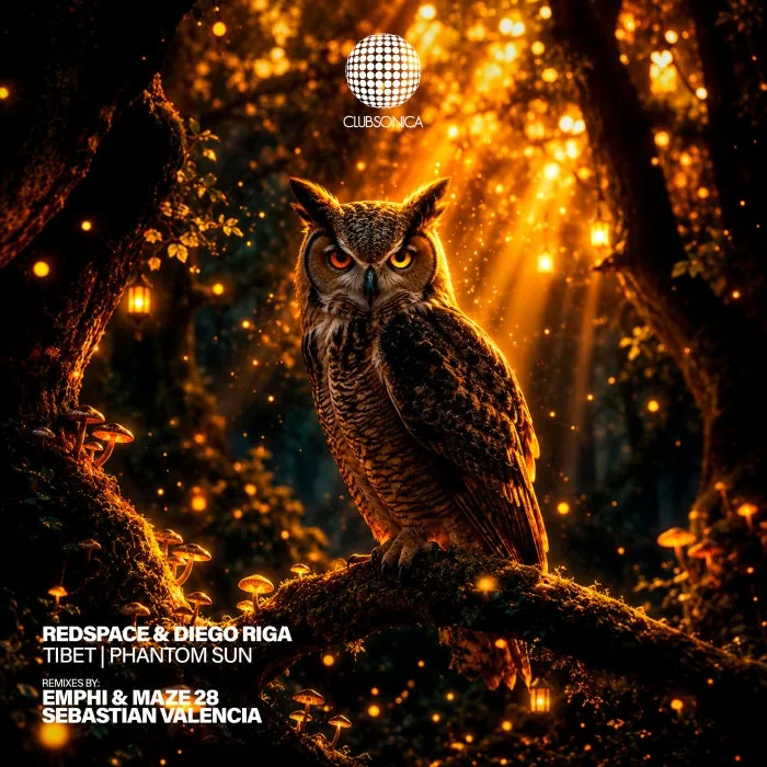 Redspace, Diego Riga – Tibet | Phantom Sun on Clubsonica Records cover art