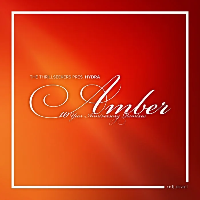The Thrillseekers, Hydra – Amber (10 Year Anniversary Remixes) on Adjusted Music cover art