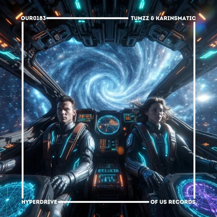 Tumzz, Karinsmatic – Hyperdrive on Of Us Records cover art