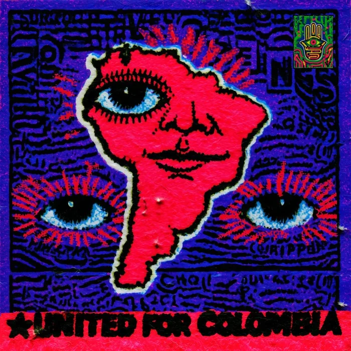 VA – UNITED FOR COLOMBIA on Mammboh Rhythms Records cover art