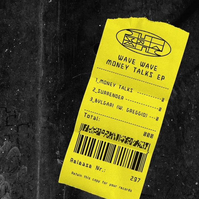 Wave Wave, Greggio - Money Talks EP cover art