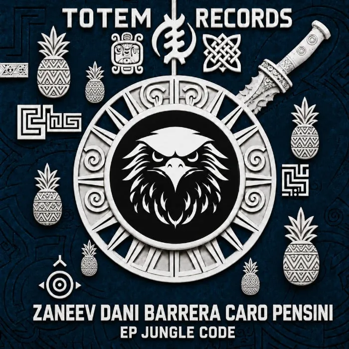 Zaneev, Dani Barrera, Caro Pensini – Jungle Code EP on TOTEM cover art