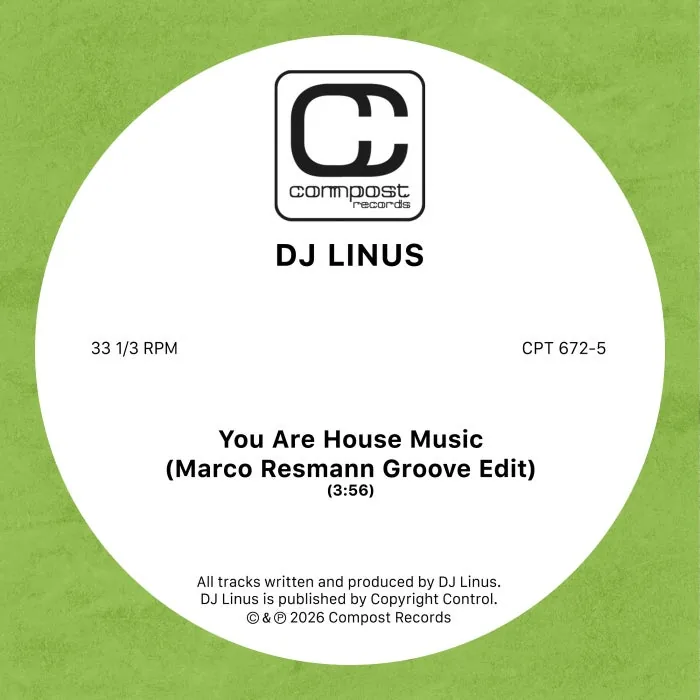 DJ Linus - You Are House Music (Marco Resmann Groove Edit) cover art